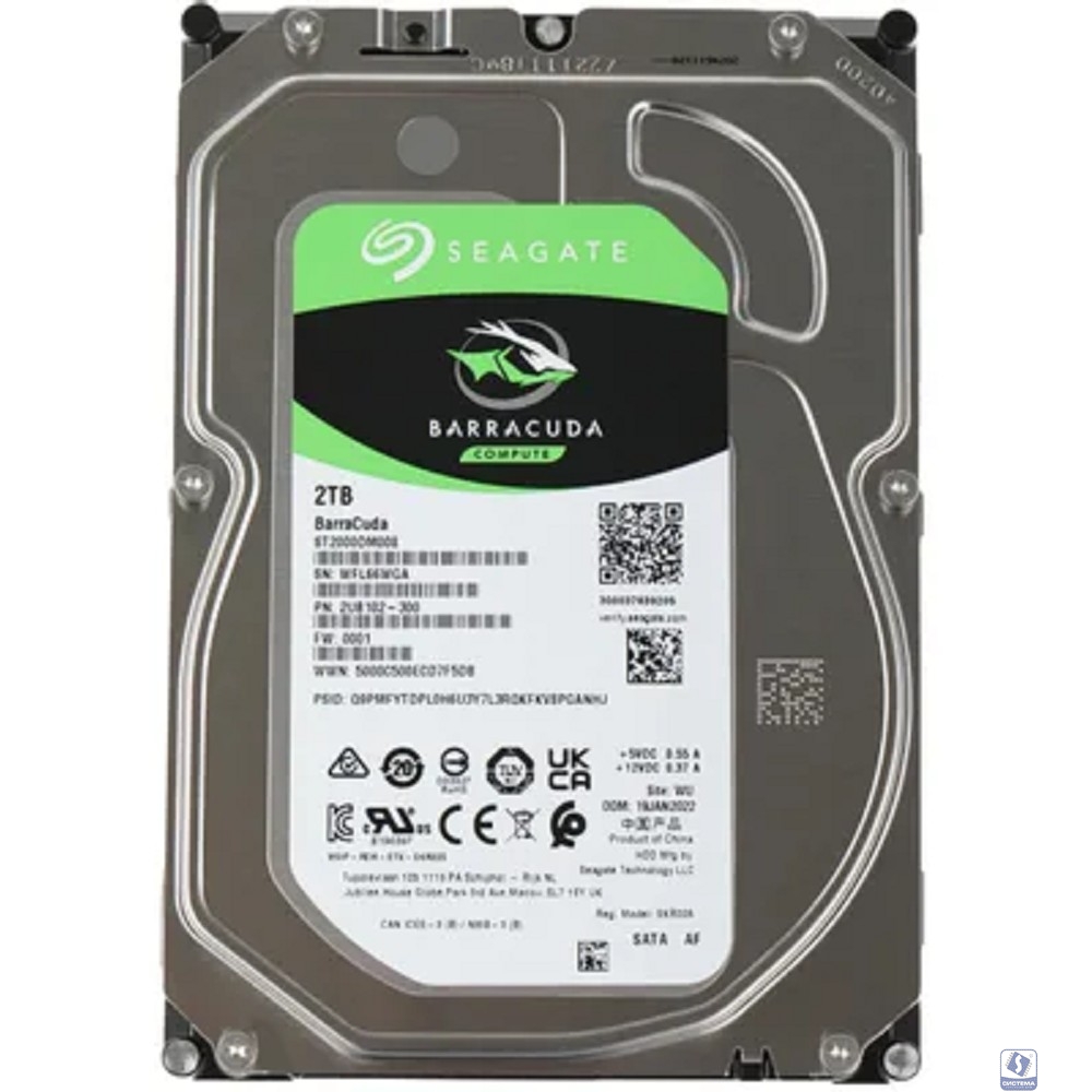 2TB Seagate Barracuda (ST2000DM008) 