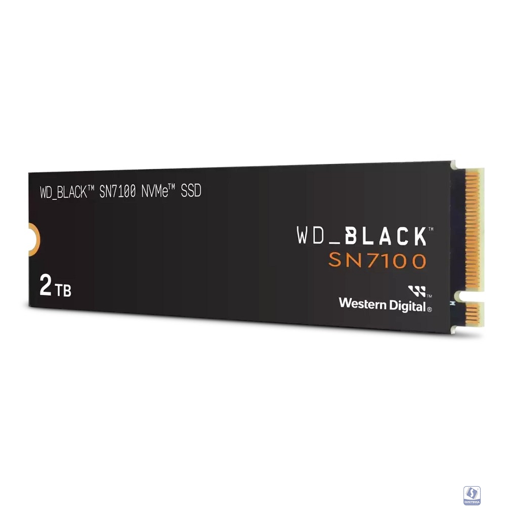Твердотельный накопитель SSD Western Digital M.2 2280 2TB WD Black  WDS200T4X0E PCIe Gen4 x4, NVMe