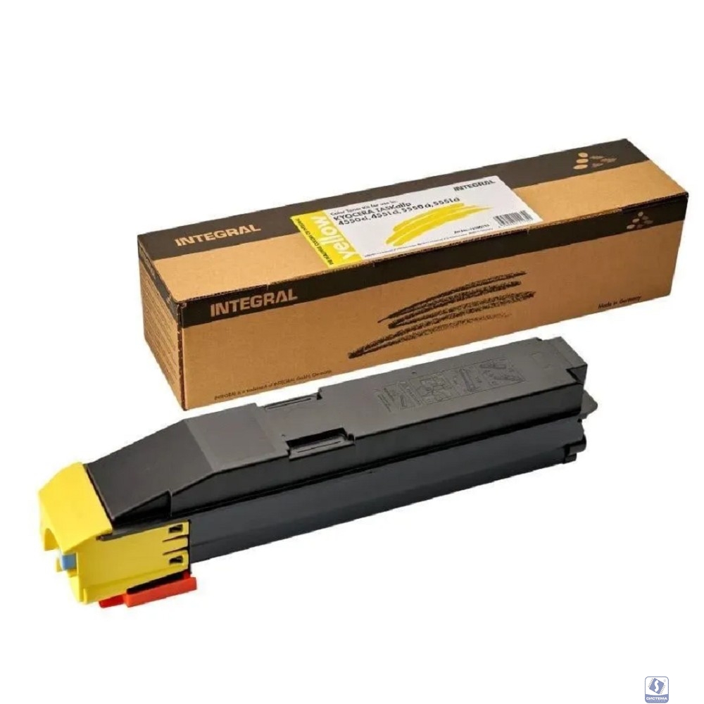 Тонер-картридж Integral TK-8505Y с чипом для Kyocera