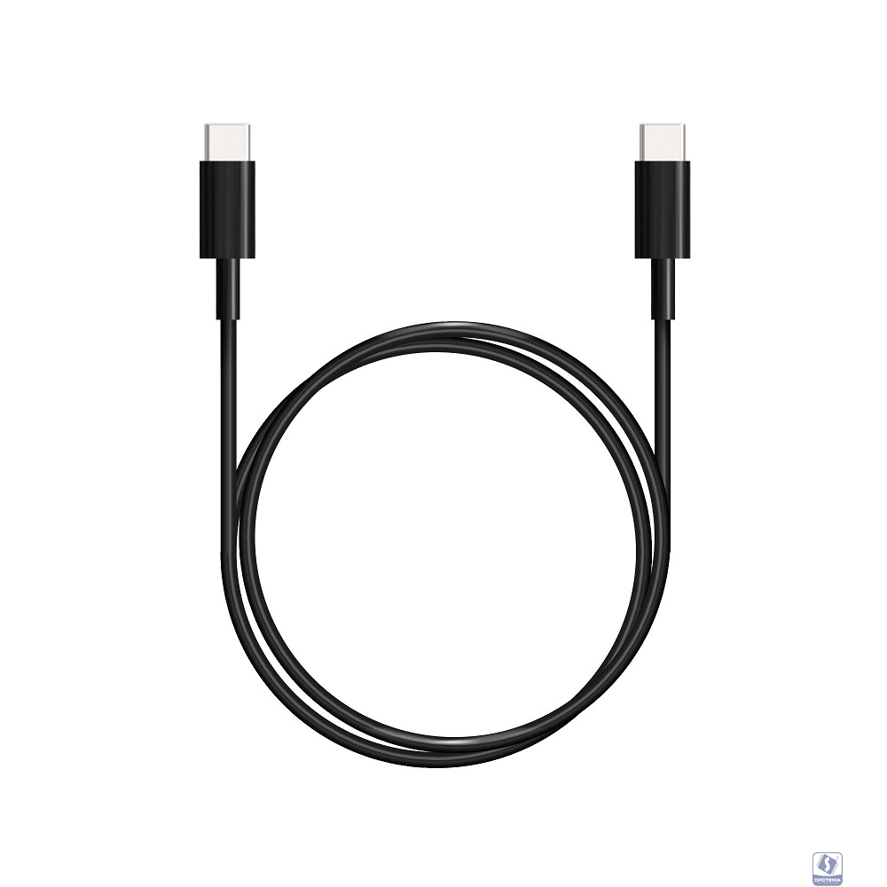 Bion Кабель для зарядки USB Type-C to Type-C (CM/CM), 3A, 60W, USB 2.0, 1 м, черный [BXP-CCP-USBC-CMCM-1M-B]