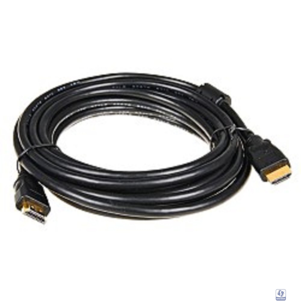 5bites APC-014-010 Кабель  HDMI M / HDMI M V1.4b, высокоскоростной, ethernet+3D, зол.разъемы, ферр.кольца, 1м.