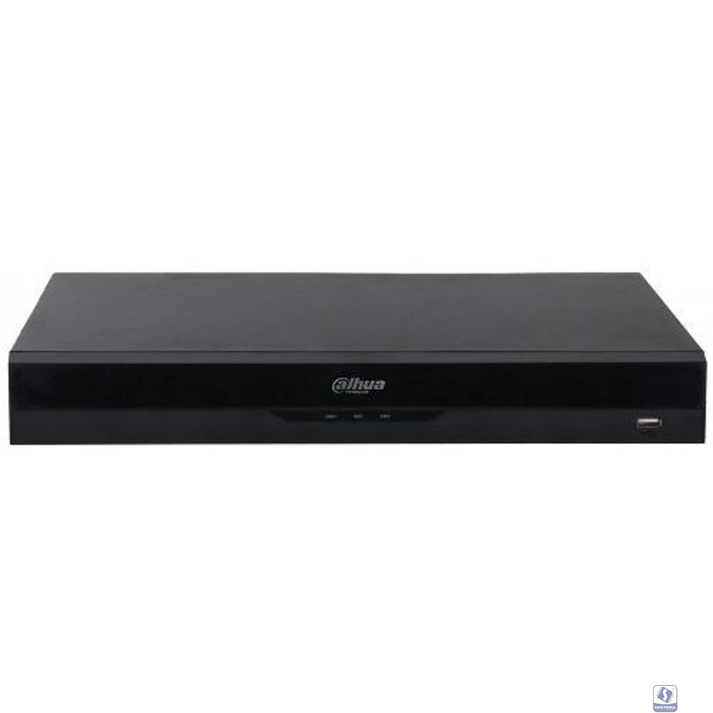DAHUA DHI-NVR2208-8P-I2 8-канальный IP-видеорегистратор с PoE, 4K, H.265+, видеоаналитика, входящий поток до 144Мбит/с, 2 SATA III до 10Тбайт