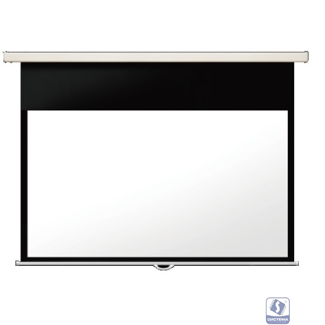 LUMIEN Master Picture CSR LMP-100107CSR Настенный экран 197x231 см(раб.область 125х221 см) (100") Matte White, механизм плавного возврата, возможность потолочн./настенного крепления  (белый корпус)4:3