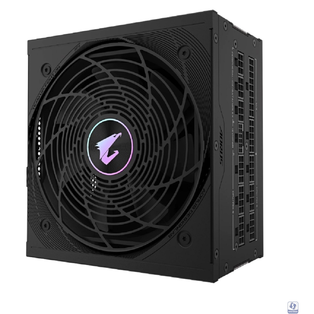 Блок питания ПК Gigabyte AE1000PM PG5 1000W, 80Plus, Platinum, Полностью модульный, PCIe Gen 5.1, ATX 3.0 compatible