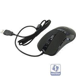 Oklick 865G черный/черный оптическая (2400dpi) USB игровая (5but) [368643]