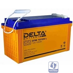 Delta DTM 12120 L (120 А\ч, 12В) свинцово- кислотный аккумулятор  