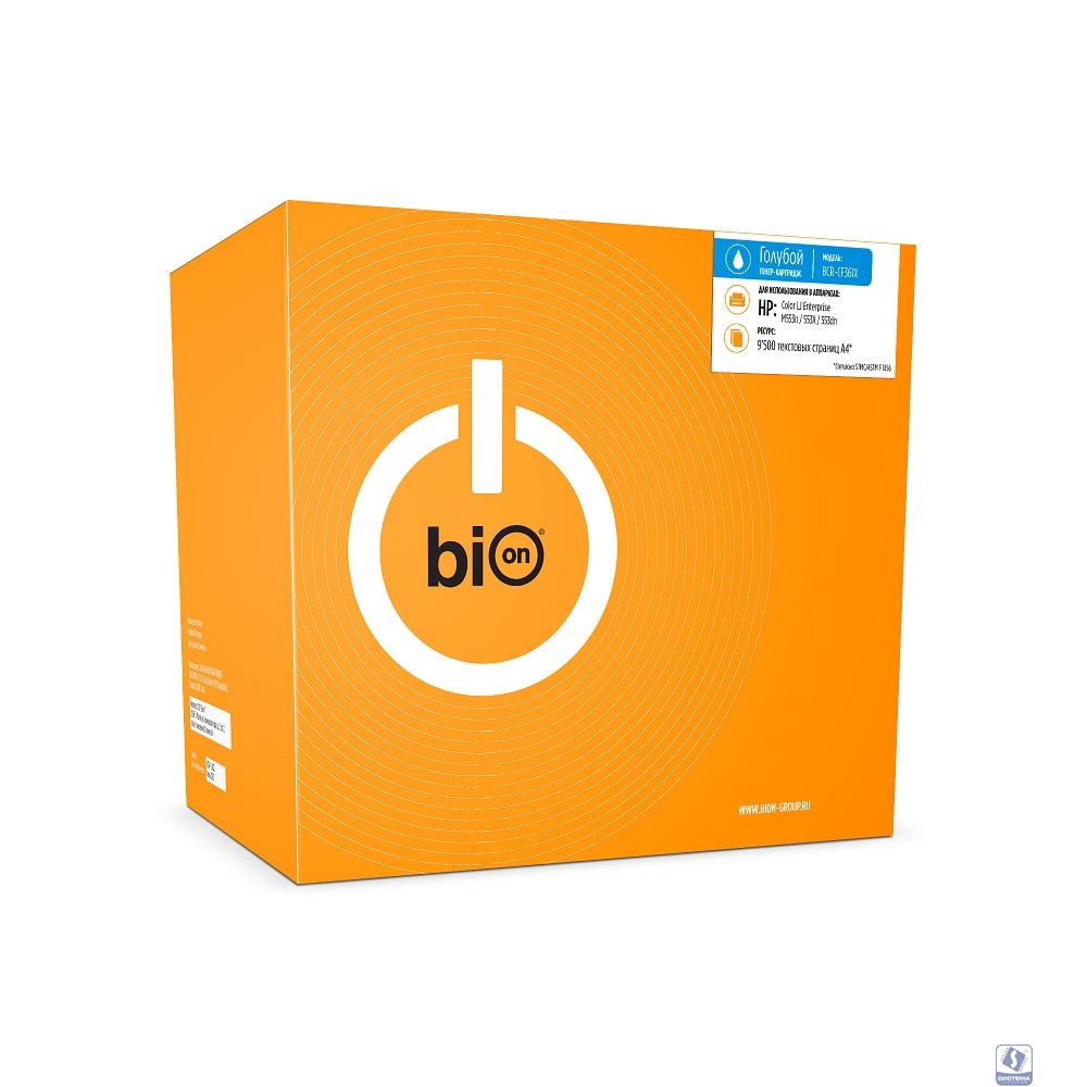 Bion  BCR-CF361X    Картридж для HP (9500  стр.), Голубой, с чипом