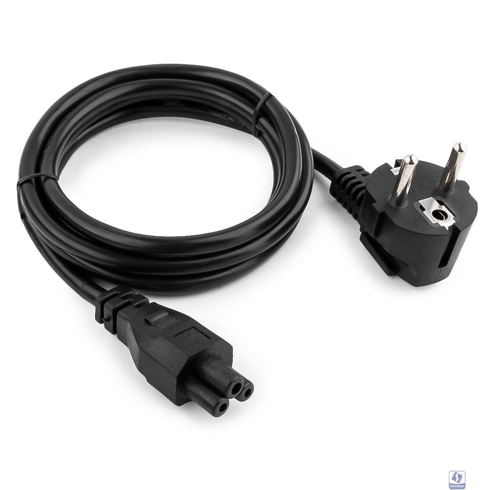 Кабель питания для ноутбуков Gembird/Cablexpert, 3м, Schuko- C5, 10А (PC-186-ML12-3M)