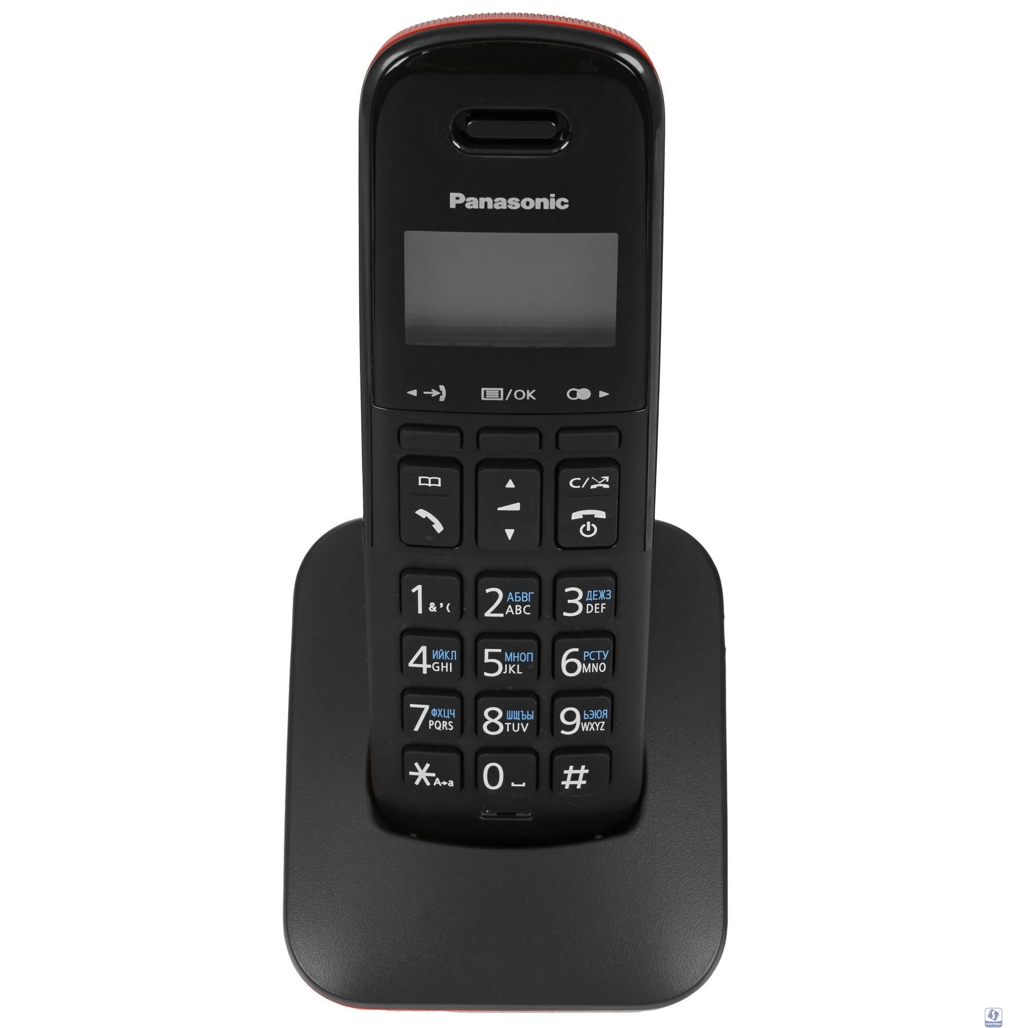 Panasonic KX-TGB610RUR (красный) {Беспроводной DECT,40 мелодий,телефонный справочник 120 зап.