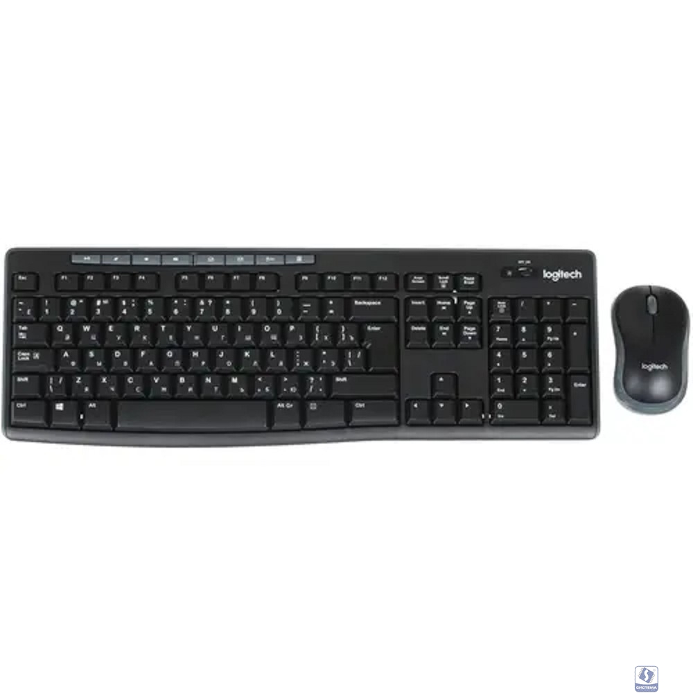 920-004518 Logitech Клавиатура + мышь MK270 оригинальная заводская гравировка RU/LAT