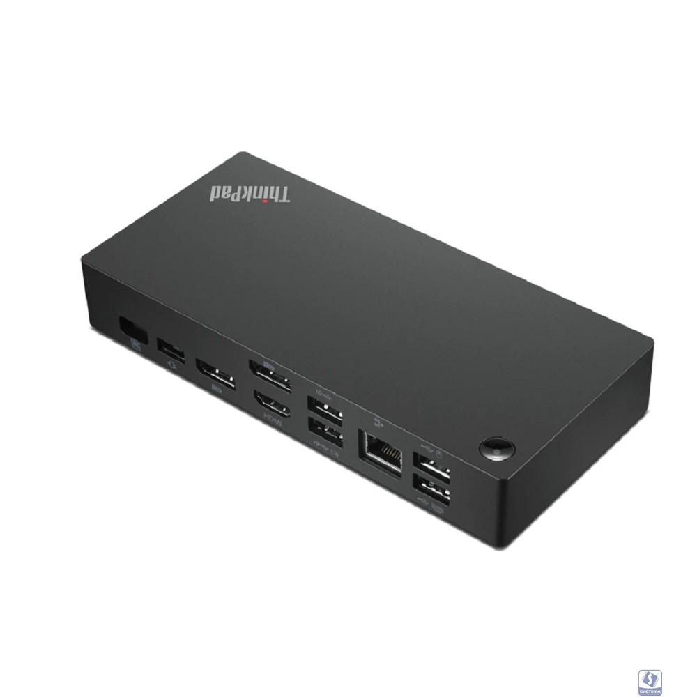 Lenovo [40AY0090CN] ThinkPad Universal USB-C Dock  2x DP 1.4, 1x HDMI 2.0, 3x USB 3.1, 2x USB 2.0, 1x USB-C, 1x RJ-45, 1x Combo Audio Jack 3.5mm pi.
