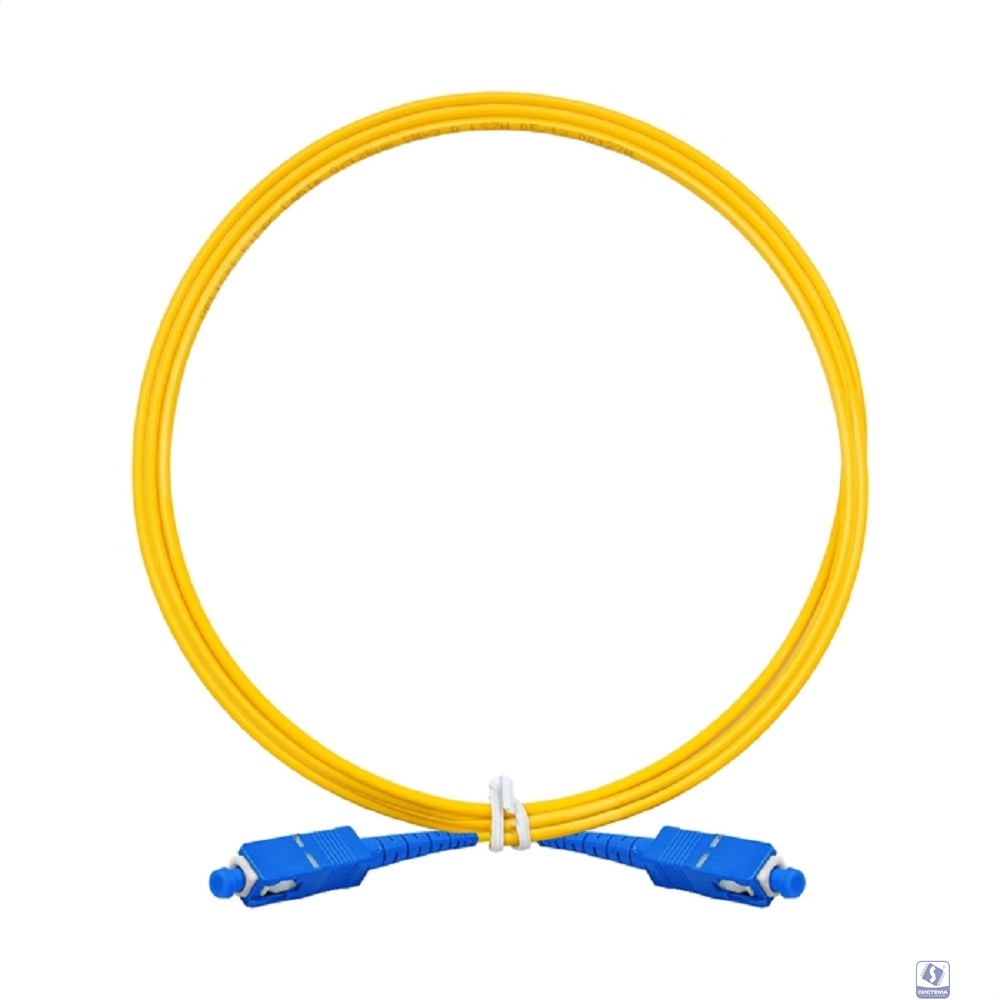 Exegate EX297923RUS Патч-корд волоконно-оптический FC-S-9-SC-SC-2M-LSZH (Шнур ВО SM 9/125 (OS2/G.652.D), SC/UPC-SC/UPC, Simplex, LSZH, 2 м)