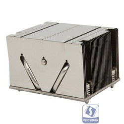 Supermicro SNK-P0048PS 2U (2011 Narrow, радиатор без вентилятора, Cu+Al+ тепловые трубки)