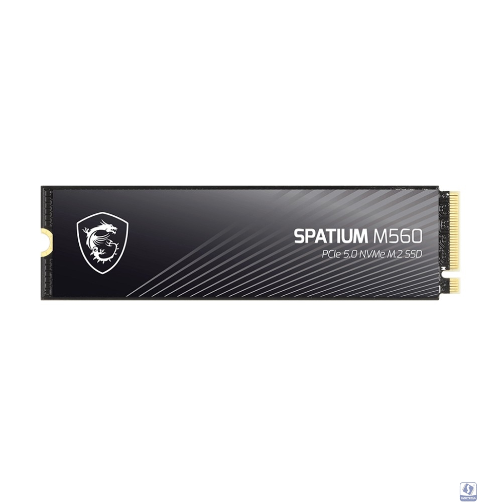 Твердотельный накопитель SSD MSI M.2 2280 1TB SPATIUM M560 Client SSD S78-440L0F0-P83, PCIe Gen5x4 with NVMe