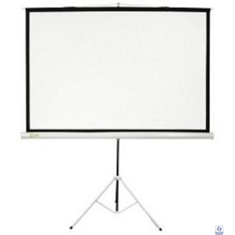 Экран Cactus Triscreen CS-PST-180X180 180х180см 1:1 напольный белый
