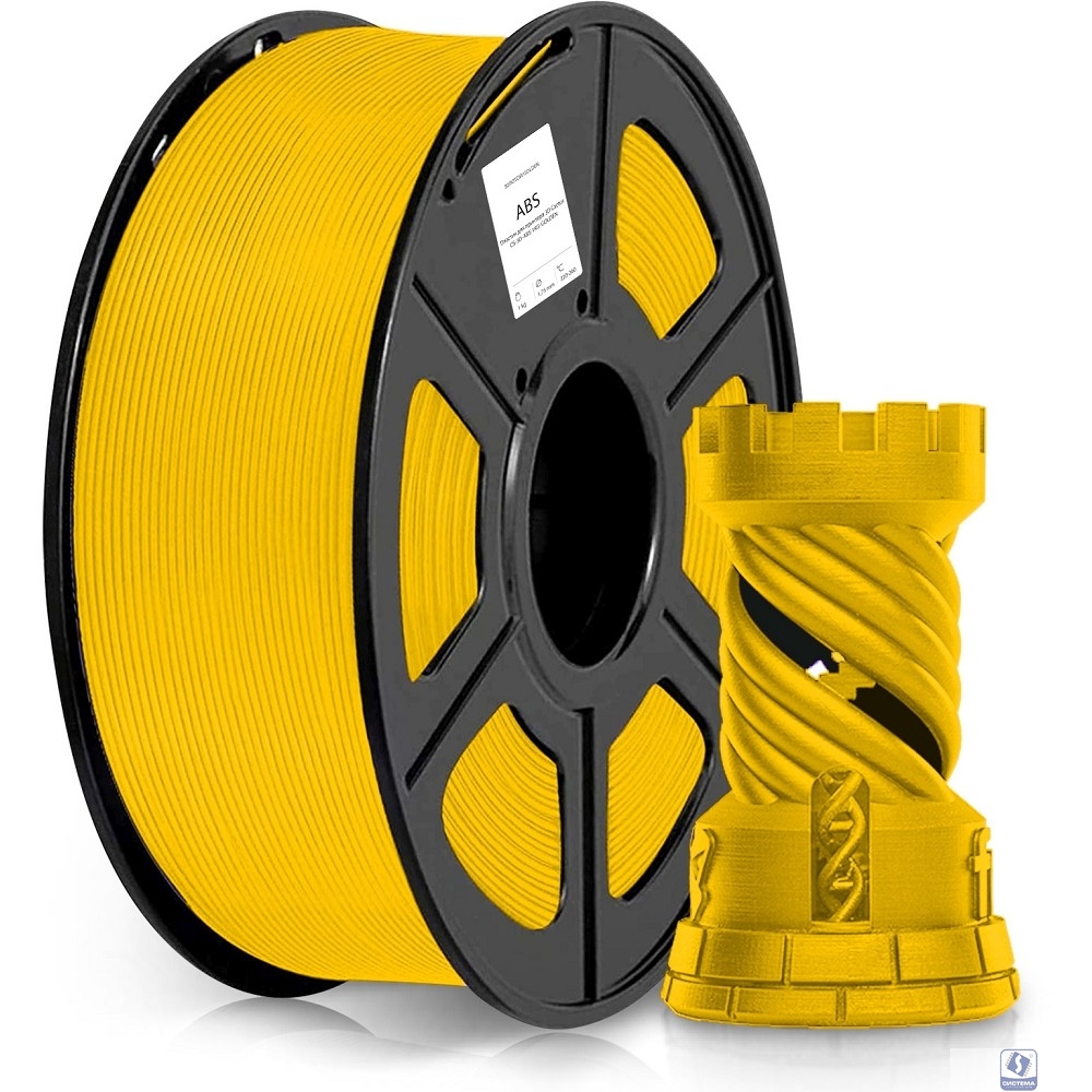 Пластик для принтера 3D Cactus CS-3D-ABS-1KG-GOLDEN ABS d1.75мм 1кг L386м 1цв.