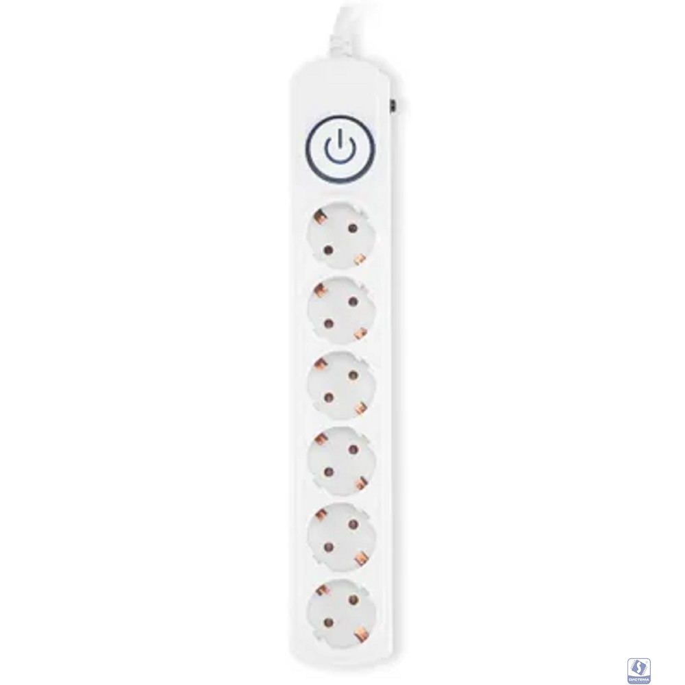 Ippon Сетевой фильтр BK-6-EU-3-16-W 3м (6 розеток) белый (коробка) (1804838)