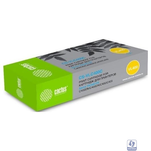 Картридж лазерный Cactus CS-VLC400CRU 106R03534 голубой (8000стр.) для Xerox VersaLink C400DN/C405DN/C400/405/C400N/C405N/