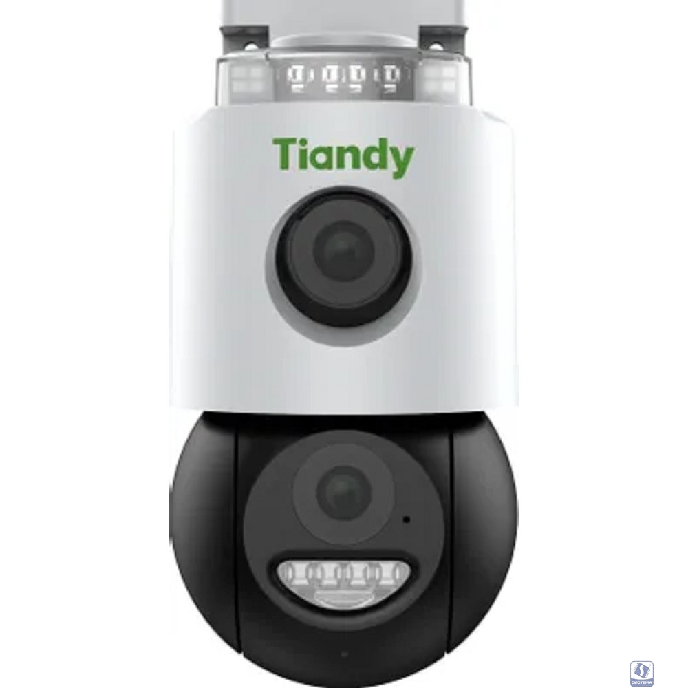 Tiandy TC-H363N Spec:I5W/WIFI/Eu/4mm/V4.0 двойная поворотная, обзорная: 3Мп, 2304х1296@15к/c поворотная: 3Мп, 2304?1296@15к/c, DWDR, цвет: 0.02лк, S+265, H.265(HP), S+264, H.264(HP, MP, BP), объектив 