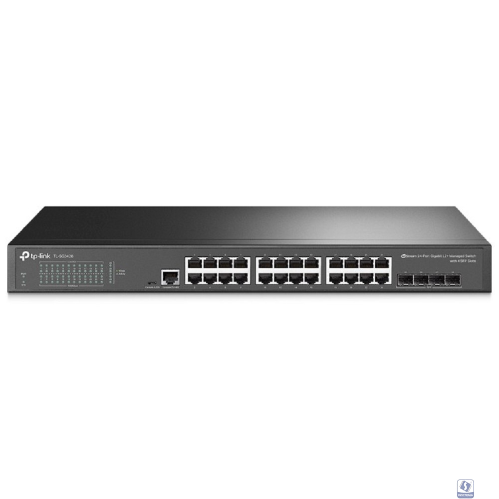 Повреждение упаковки TP-Link SG3428 Управляемый коммутатор JetStream уровня 2+ с 24 гигабитными портами RJ45 и 4 портами SFP