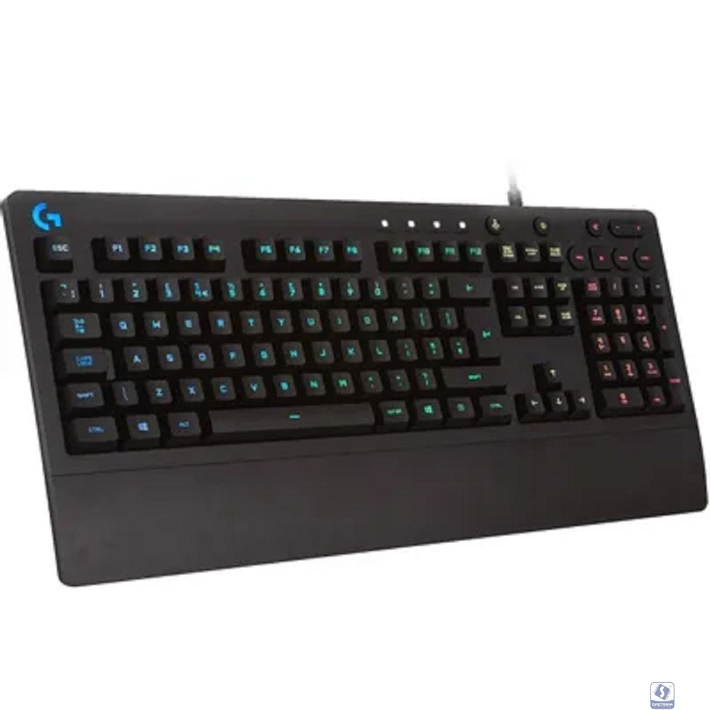 920-008092 Logitech Клавиатура игровая G213 Prodigy, оригинальная заводская гравировка RU/LAT