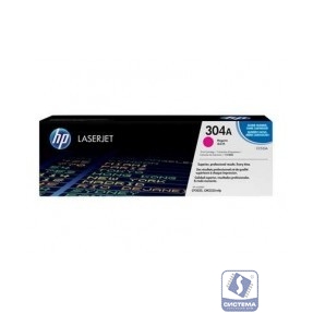 HP Картридж CC533AC лазерный пурпурный (2800 стр)  (белая корпоративная коробка)