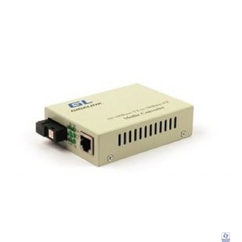 NIKOMAX GL-MC-UTPF-SC1F-18SM-1310-N Конвертер из UTP, 100Мбит/c в WDM, без LFP, SM, SC, Tx:1310/Rx:1550, 18 дБ (до 20 км)