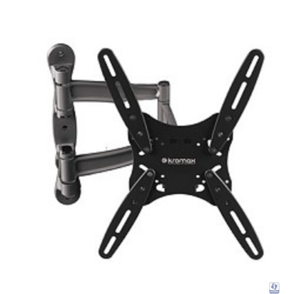 Kromax TECHNO-5 grey, Кр. алюм. наст. для TV 15"-55", max 35 кг, 5 ст св., нак. 15°, пов. 180°, от ст. 87-497 мм, max VESA 400x400 мм. Kromax TECHNO-5 grey, Кр. алюм. наст. для TV 15"-55", max 35 кг, 5 ст св., нак. 15°, пов. 180°, от ст. 87-497 мм, max VESA 400x400 мм.