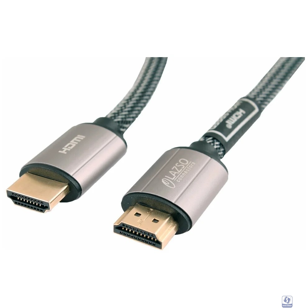 Кабель/ LAZSO WH-111(3m)-B Кабель для передачи сигналов HDMI 2.0, максимальное разрешение 4Кх2К, 60Hz (4:4:4).