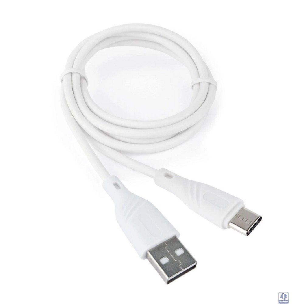 Cablexpert Кабель USB2.0 Cablexpert AM/Type-C, 3А, QC3.0, Mobile1, 1м, белый, коробка (CCB-USB2-AMCMO1-1MW)
