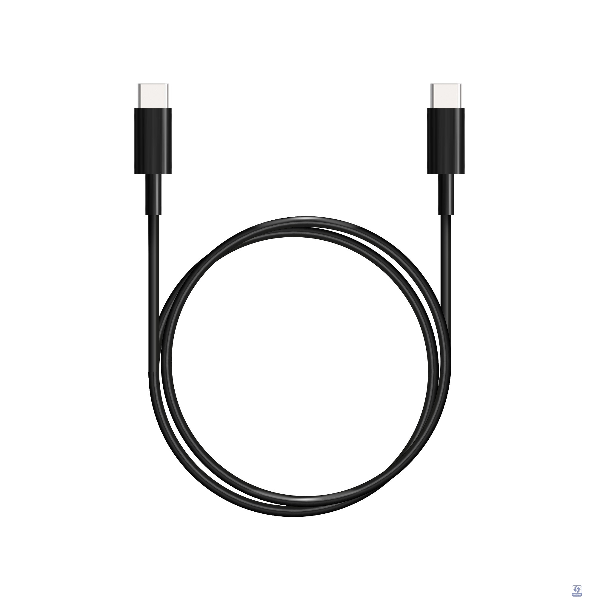 Bion Кабель для зарядки USB Type-C - USB Type-C (CM/CM), 3A, 60W, USB 2.0, 1 м, черный [BXP-CCP-USBC-CMCM-1M-B]