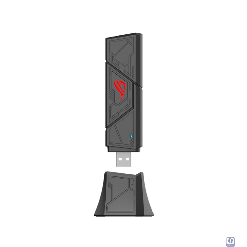 ASUS ROG USB-BE92  Беспроводной трехдиапазонный USB 3.0 адаптер BE6500, внутренняя антенна, Wi-Fi 7 (be)