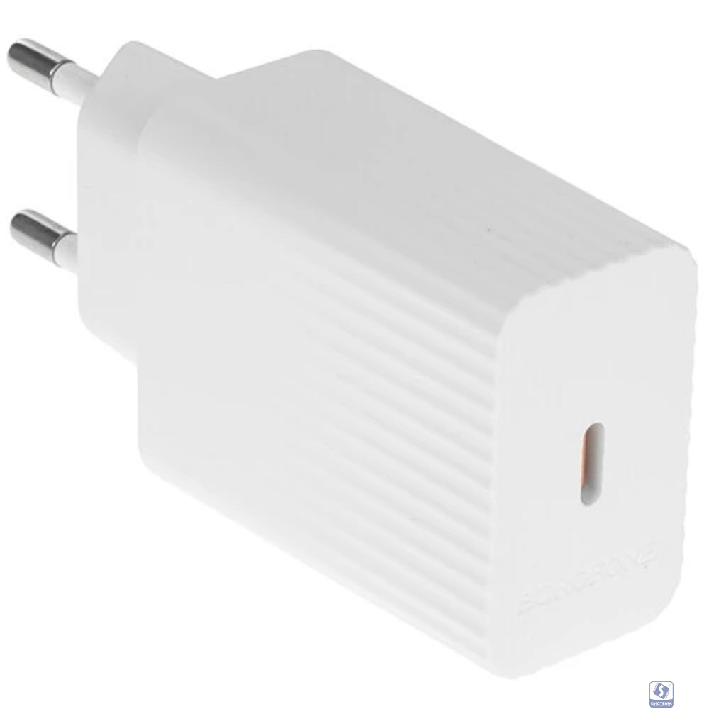 BOROFONE BAS73A/ Сетевое ЗУ/ PD/ 1 разъём Type-C/ Выход: 20W/ черный