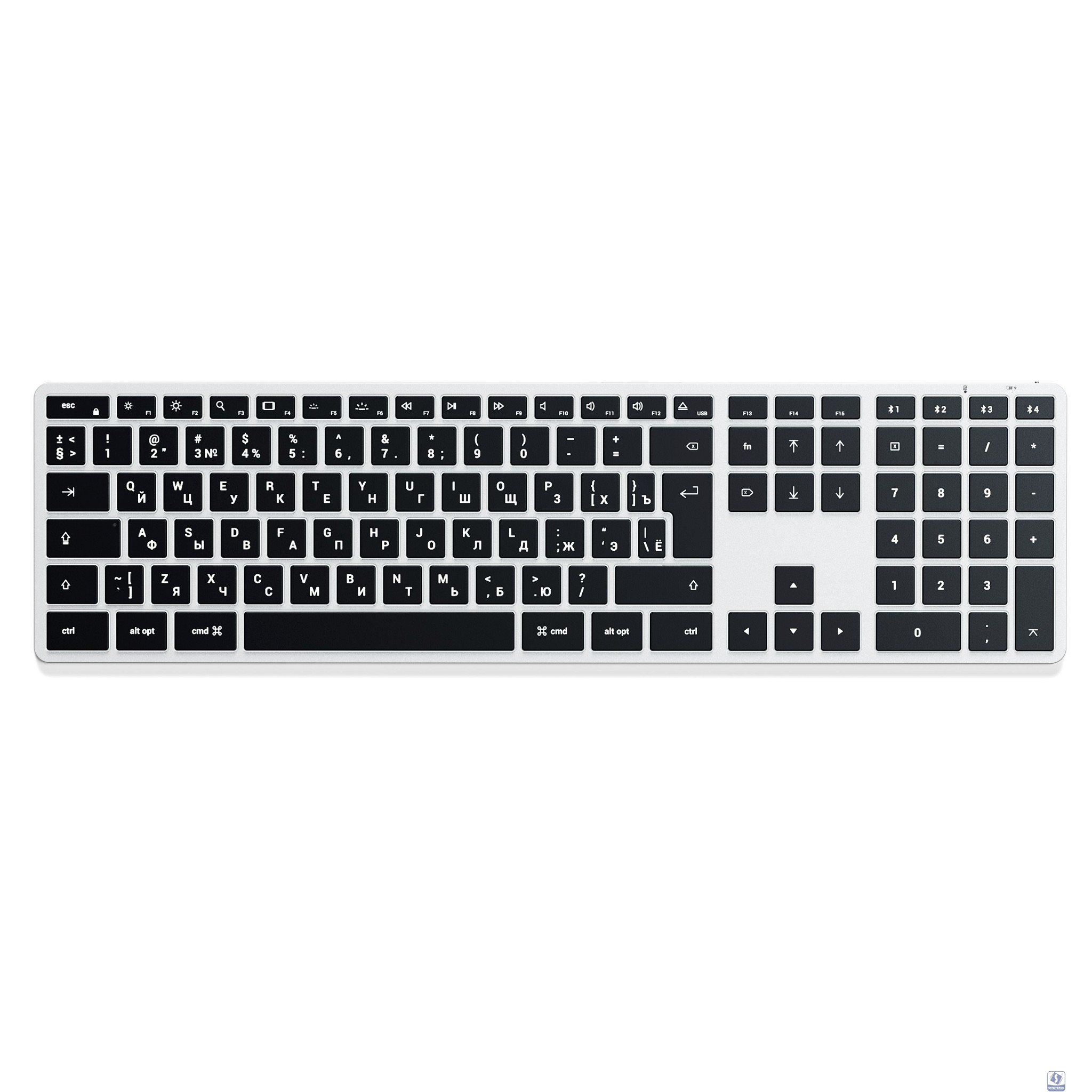 Satechi Slim X3 Bluetooth Keyboard-RU - Silver [ST-BTSX3S-RU]