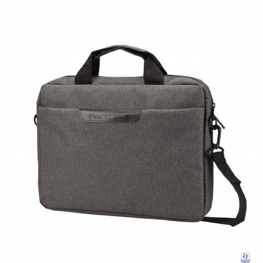 Сумка PORTCASE KCB-164 Grey(нейлон, серая до 14") Сумка PORTCASE KCB-164 Grey(нейлон, серая до 14")