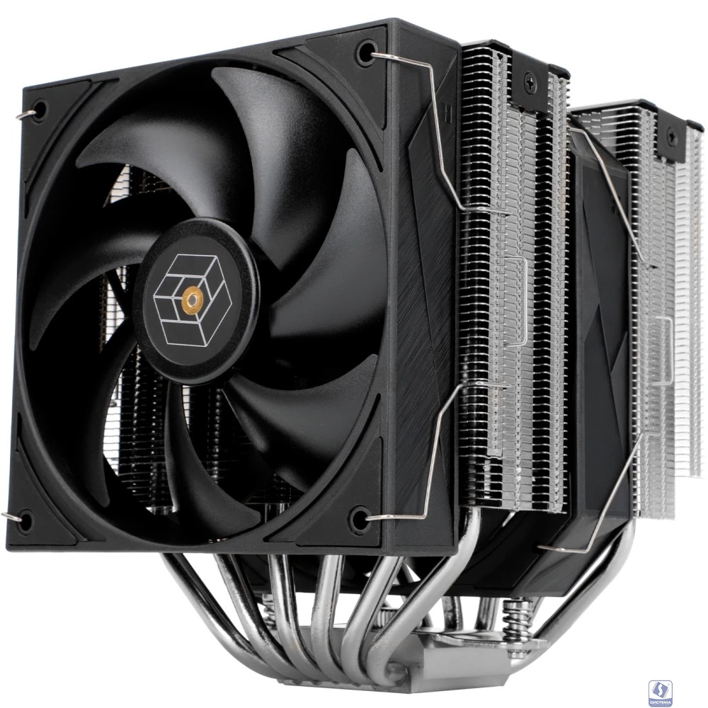 Thermalright Кулер Royal Pretor 130 LGA115X/1200/1700/1851/2011/2066 (1x120mm + 1x130mm PWM Fan, медное основание, 6 тепл. трубок 6мм) / TRRP130