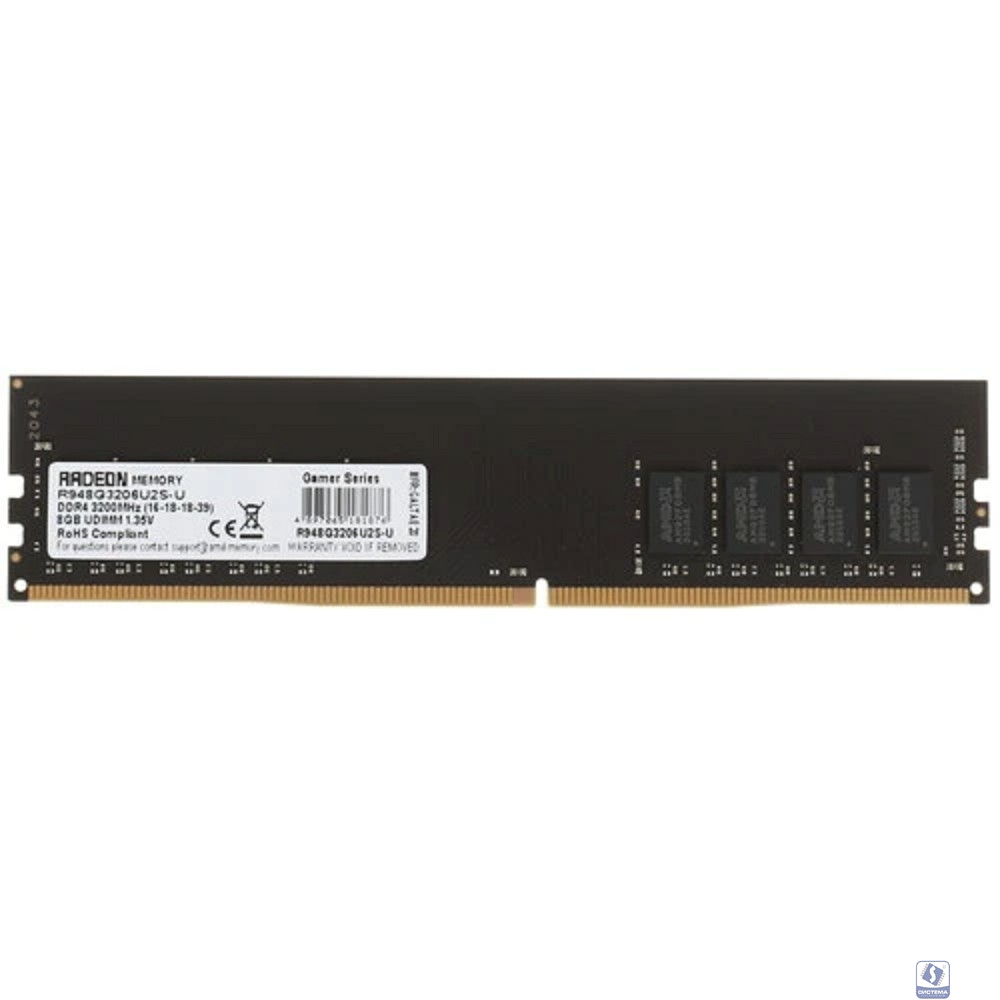 AMD DDR4 DIMM 8GB Gamer Series R948G3206U2S-U 3200,  Ret