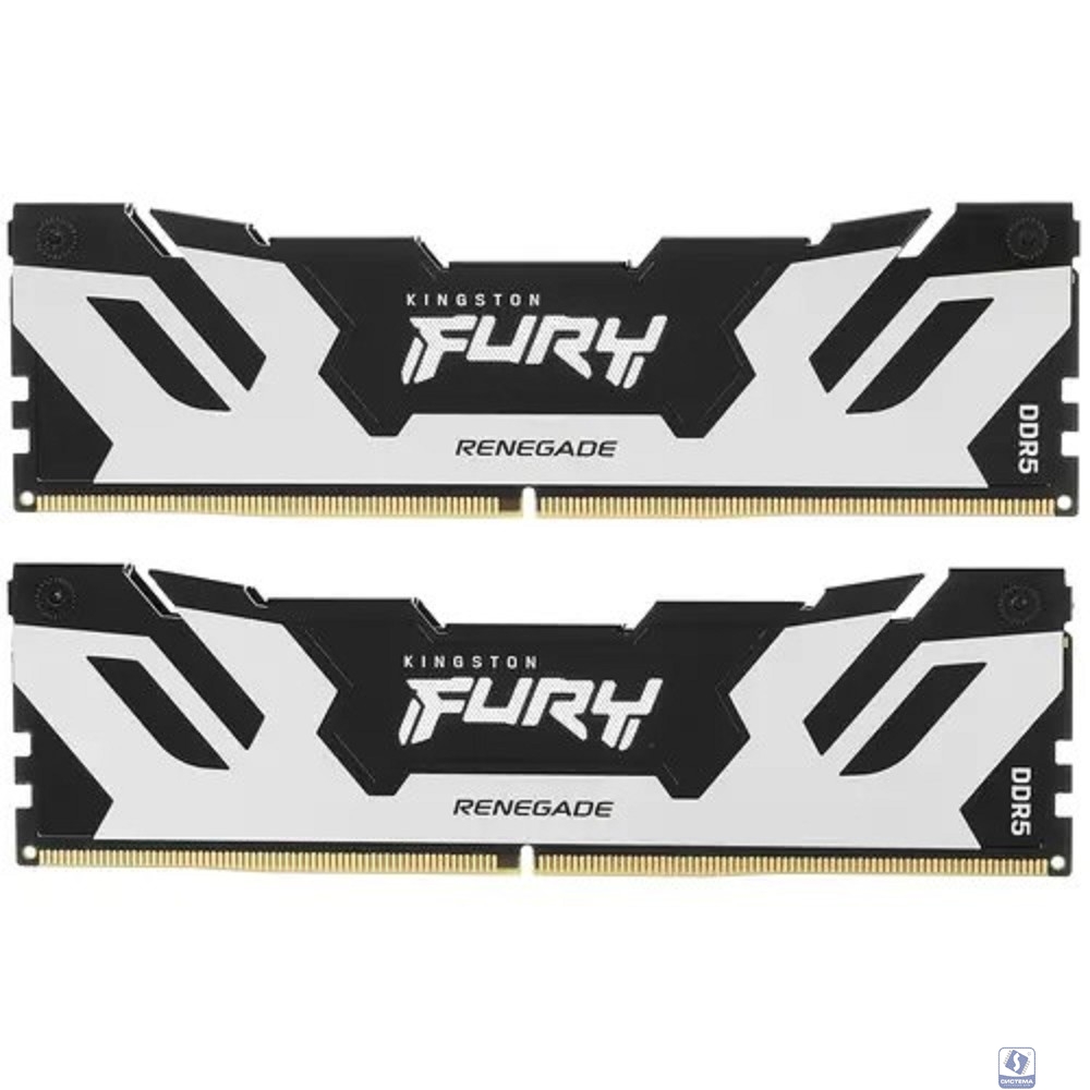 Kingston DDR5 DIMM 32GB 7200MT/s CL38 (Kit of 2) FURY Renegade Silver XMP KF572C38RSK2-32