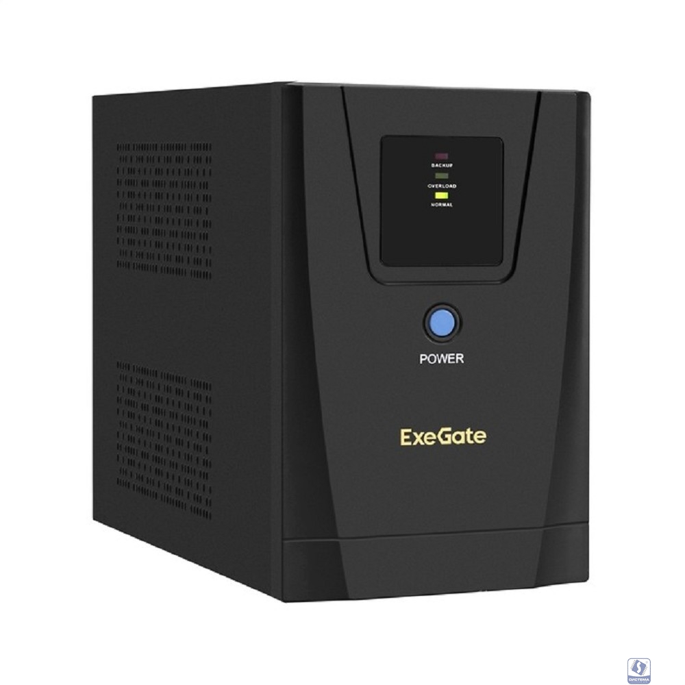 Exegate EX292797RUS ИБП ExeGate SpecialPro UNB-1500.LED.AVR.2SH.3C13 <1500VA/950W, LED, AVR, 2*Schuko+3*C13, съемн.кабель, металлический корпус, Black>