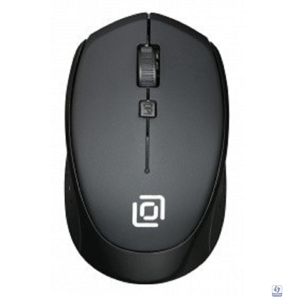 Мышь Oklick 488MW черный/черный оптическая (1000dpi) беспроводная USB (4but) (1196560)