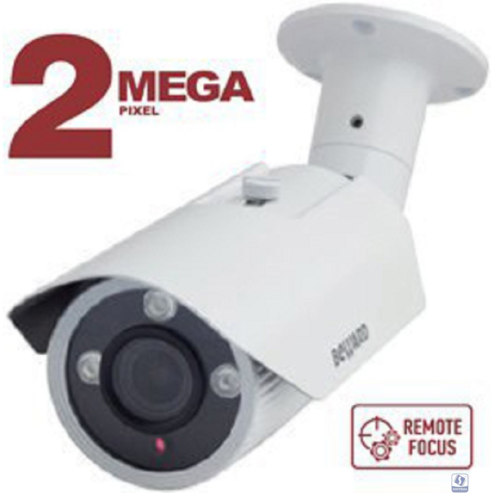 BEWARD NK54140R11 Тип 2 ГРЗ, 2.2 Мп, 1/2.8" КМОП, 0.005 лк (день)/ 0.0005 лк (ночь), аппаратный WDR, H.265/H.264/MJPEG, 1920x1080, 25 к/с, моторизованный объектив