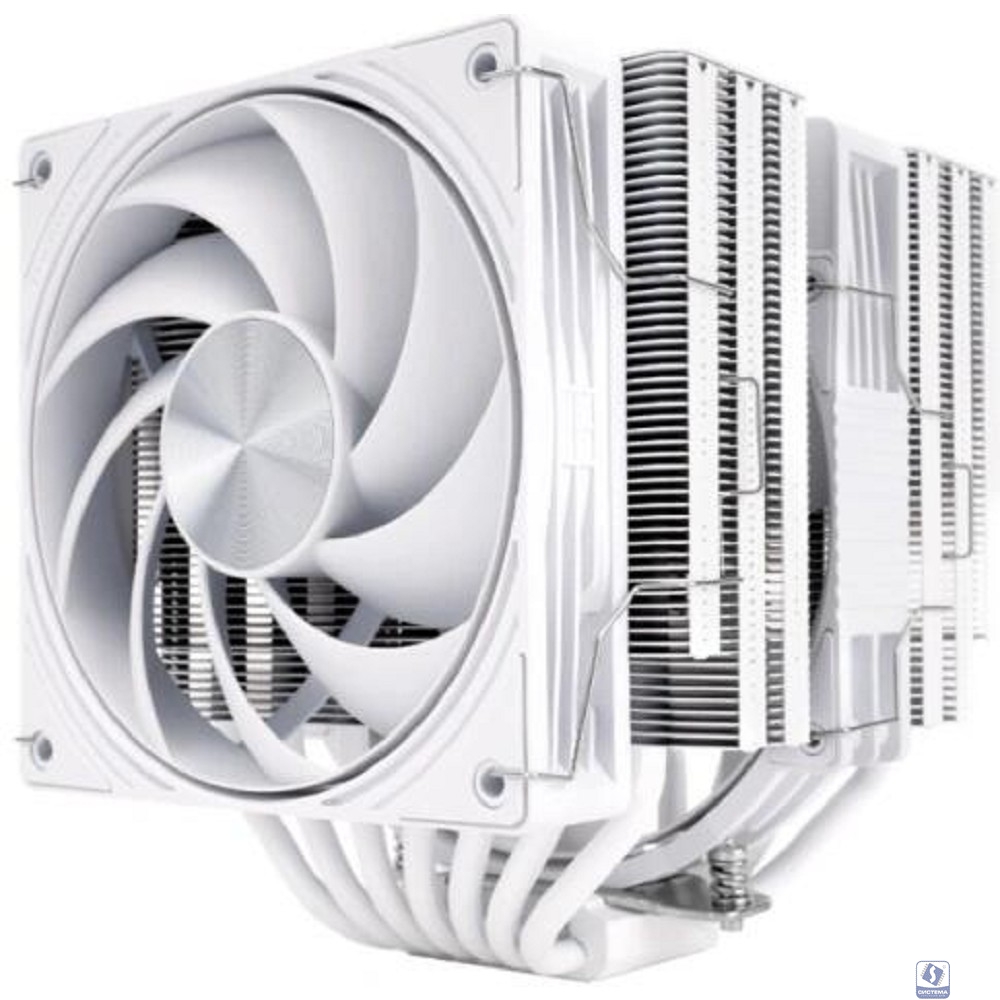 Thermalright Кулер Frost Tower 140 White LGA115X/1200/1700/1851/2011/2066/AM4/AM5 (Dual Tower, 120mm + 140mm PWM Fan, медное основание, 7 тепл. трубок 6мм) / TRFT140W