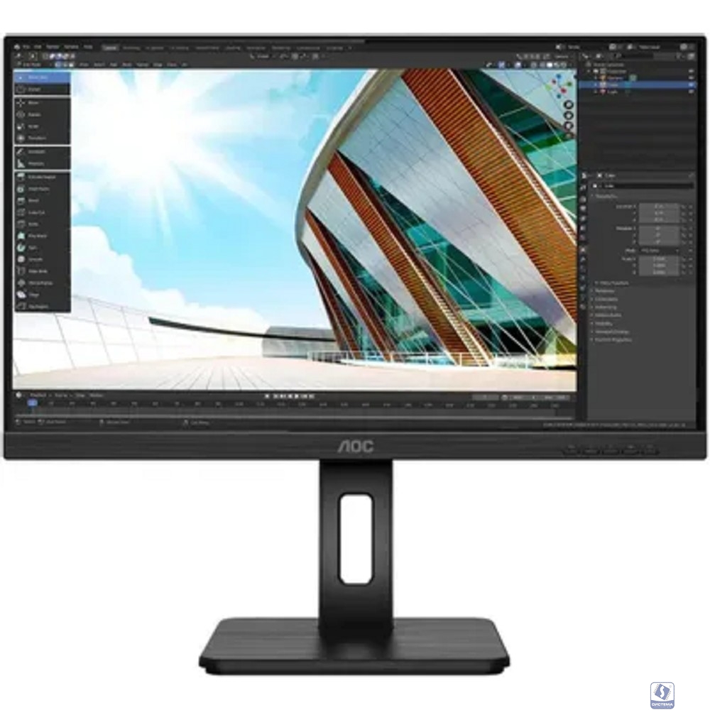 LCD AOC 23.8" Q24P2Q Pro черный 