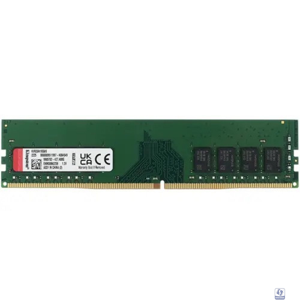 Kingston DDR4 DIMM 8GB KVR26N19S8/8 PC4-21300, 2666MHz, CL19