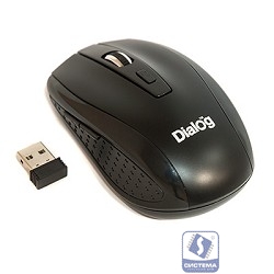 Мышь MROP-01U BLACK Dialog Pointer RF 2.4G Optical - 5 кнопок + ролик прокрутки, USB, черная