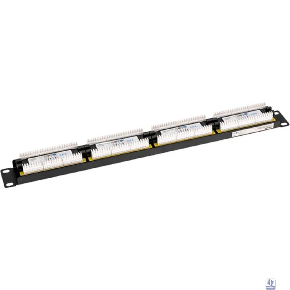 Rexant (02-0234) Панель коммутационная 19" PRO, 1U, 24 порта, UTP, RJ-45, CAT 6