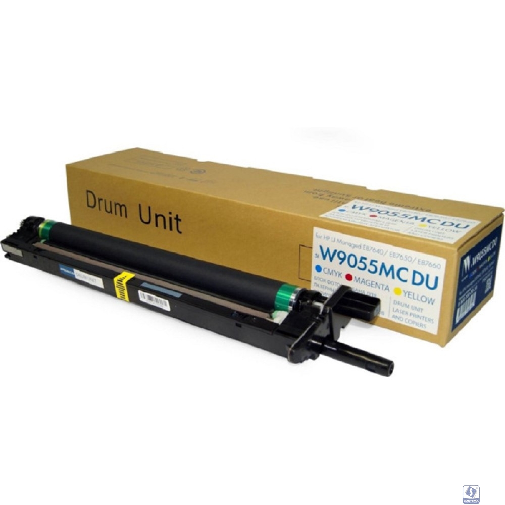 NV Print Блок фотобарабана NVP совместимый NV-W9055MC CMY для HP LJ Managed E87640/ E87650/ E87660 (80000k)