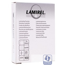 Lamirel Пленки для ламинирования LA-78663  (75х105 мм, 125 мкм, 100 шт.)