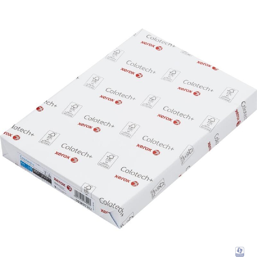 Бумага XEROX 003R97552 Colotech Plus Blue 300г, A4, 125 листов 