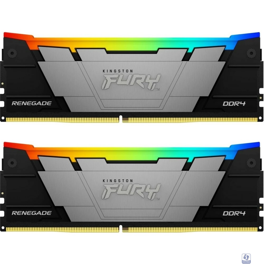 Kingston 16GB 3200MHz DDR4 CL16 DIMM (Kit of 2) FURY Renegade RGB (KF432C16RB2AK2/16)